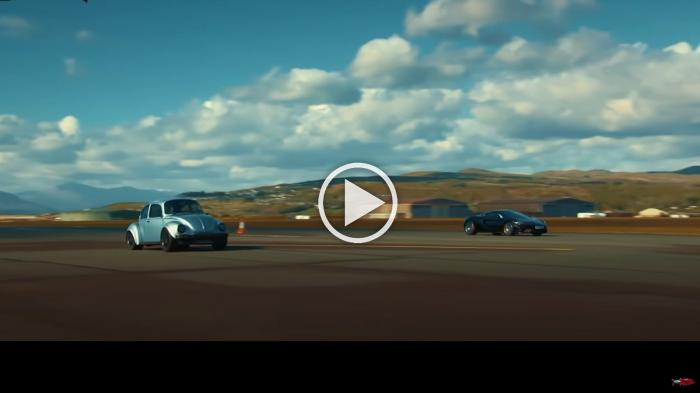 Ηλεκτρικός σκαραβαίος πιστολιάζει McLaren 570S [video]